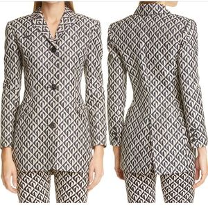 Marine Serre Pandora Moon Lozenge Jacquard Jacket